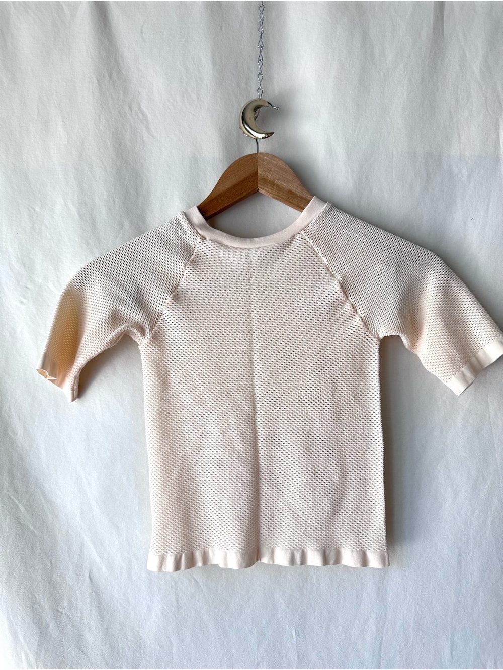 House of CB Pale Blush Short Sleeve Knit Top